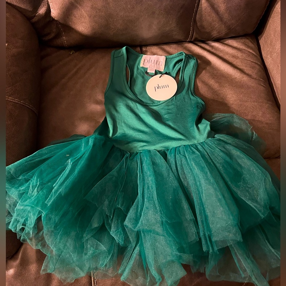 Plum Emerald Tutu Dress